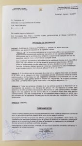 Proyecto por propaganda en Ituzaingó