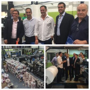 New Bag en acción: recibió la visita del intendete Tagliaferro y autoridades provinciales y municiaples del sector productivo que acompañaron el proceso de radicación de la empresa en Morón.