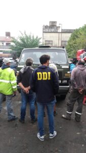 Desarmadero clandestino en Haedo
