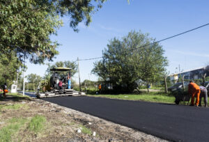 Renovación de calles en Morón