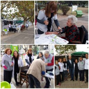 Servicios y concientización fueron los motores de la presencia de los farmacéuticos de la región oeste en interacción con la comunidad.