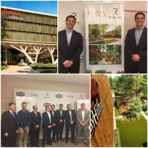 Los hermanos Gustavo y Fernando Romay como anfitriones, fueron los encargados de describir el proyecto a asistentes tales como el ministro de Turismo,Gustavvo Santos y el intendente Descalzo de Ituzaingó.