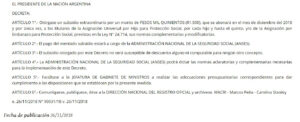Decreto AUH