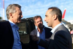 Macri en Aeropuerto de El Palomar