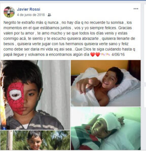 Bicho Rossi hijo