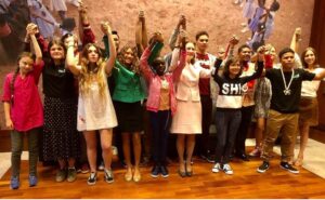 Sacchi integra el movimiento Niños versus Crisis Climática