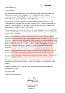 Comunicado Musimundo