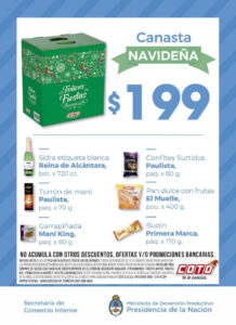 Canasta navideña