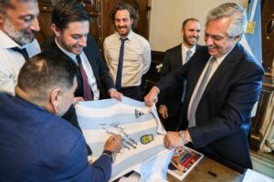 Alberto Fernández y Diego Maradona